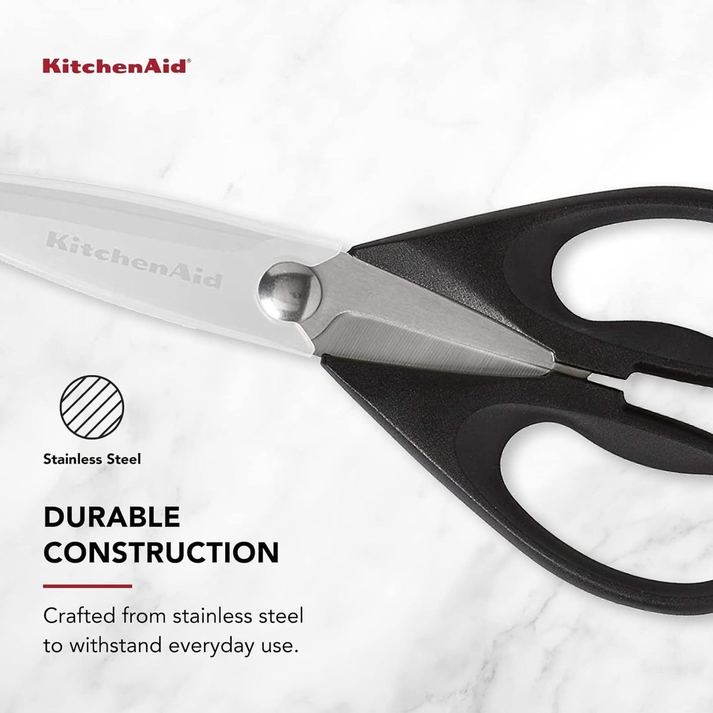KitchenAid All Purpose Kitchen Shears with Protective Sheath Durable Stainless S