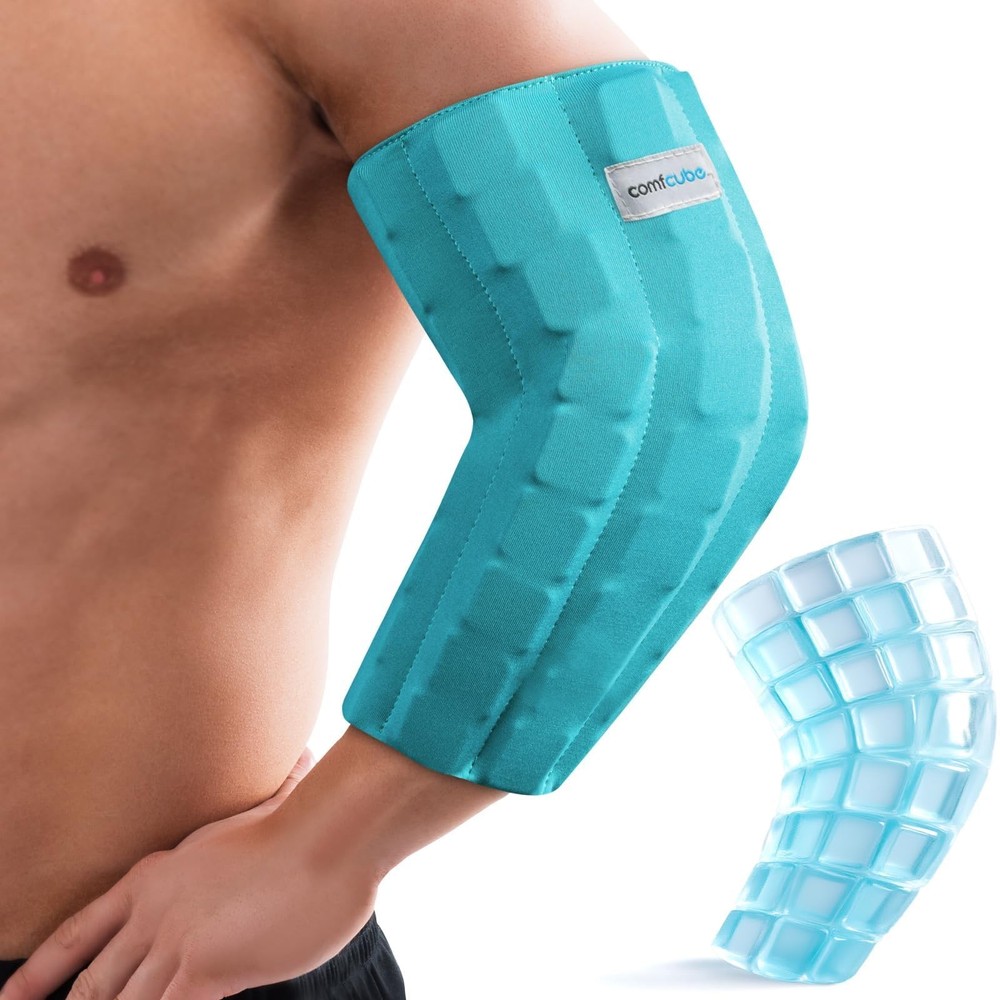 Elbow Ice Pack Wrap for Tendonitis & Tennis Elbow, 2 Hours Long Lasting Cold ...