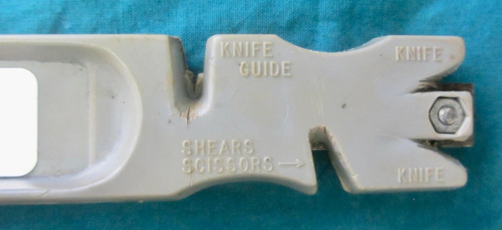Vintage 1960 Selectool Master Sharpener & Glass Cuter Original Box Instructions