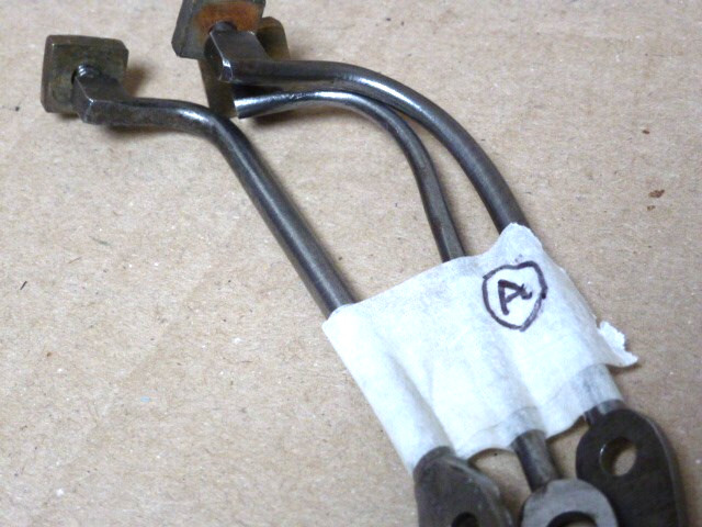 3 GOOD 18-19th C LONGCASE CLOCK BELLSTANDS & BRASS NUTS (A)