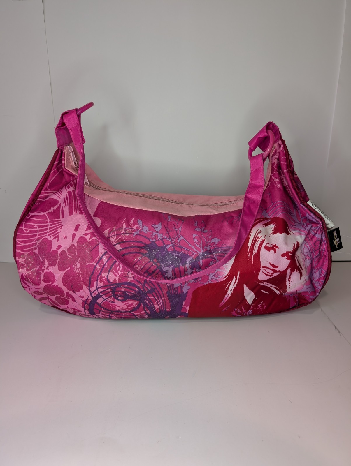 Rare Pink Disney Hannah Montana Slumber Tote (Sleeping Bag 30”x 67” & Tote Bag)
