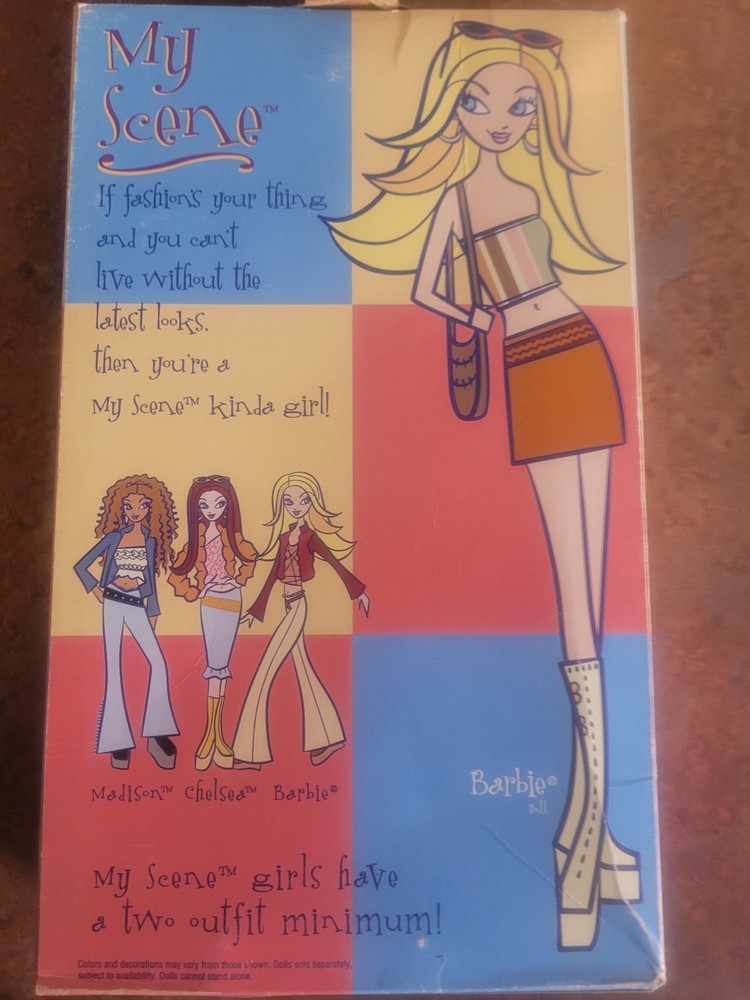 MY SCENE BARBIE DOLL 2002 NRFB