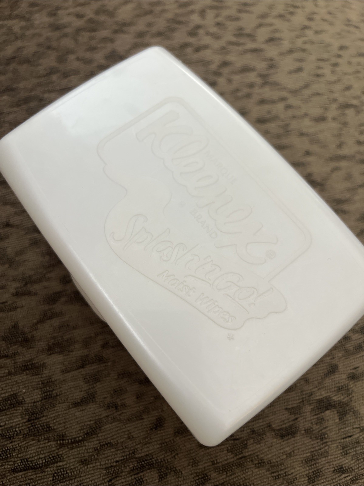 Kleenex Splash'n Go Moist Wipes Refillable Tub Hard Shell Container