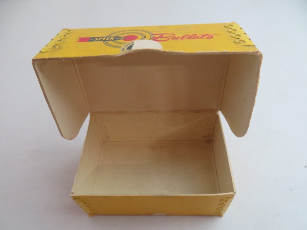 Vintage Speer Bullets Ammo Box 30 Cal EMPTY