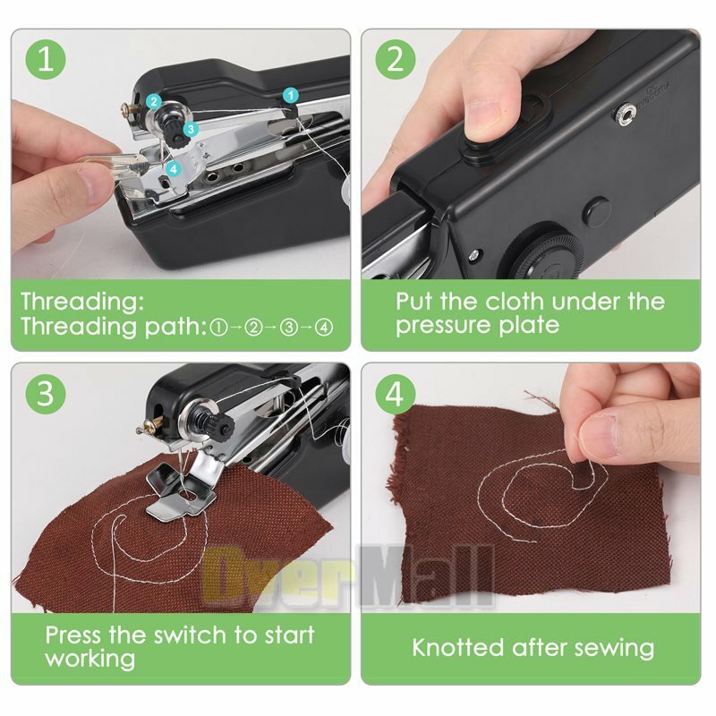 Handheld Sewing Machine, Mini Portable Electric Sewing Machine for Beginners DIY