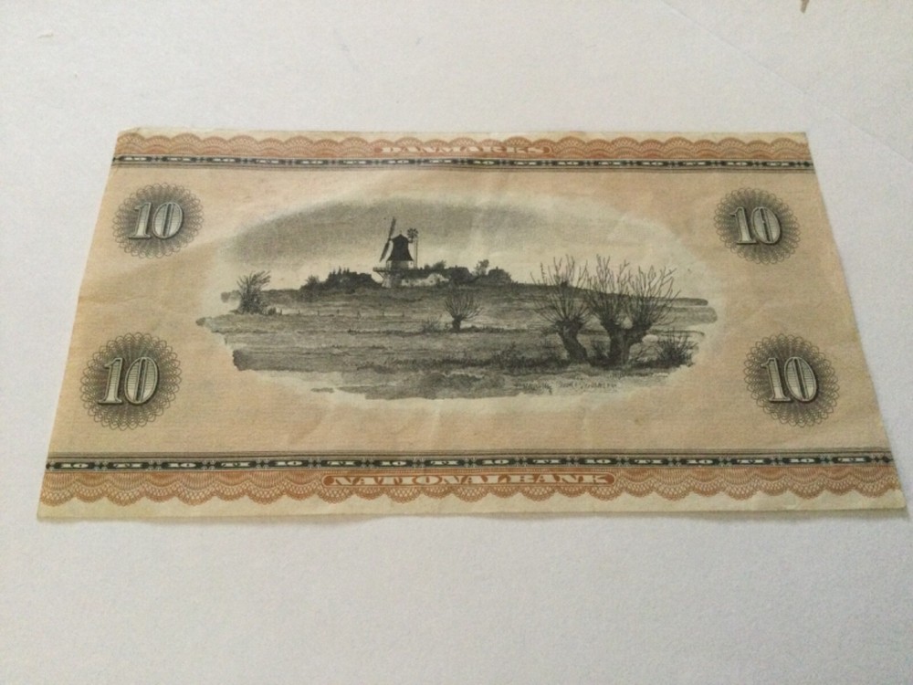DENMARK 10 Kroner 1952 Banknote