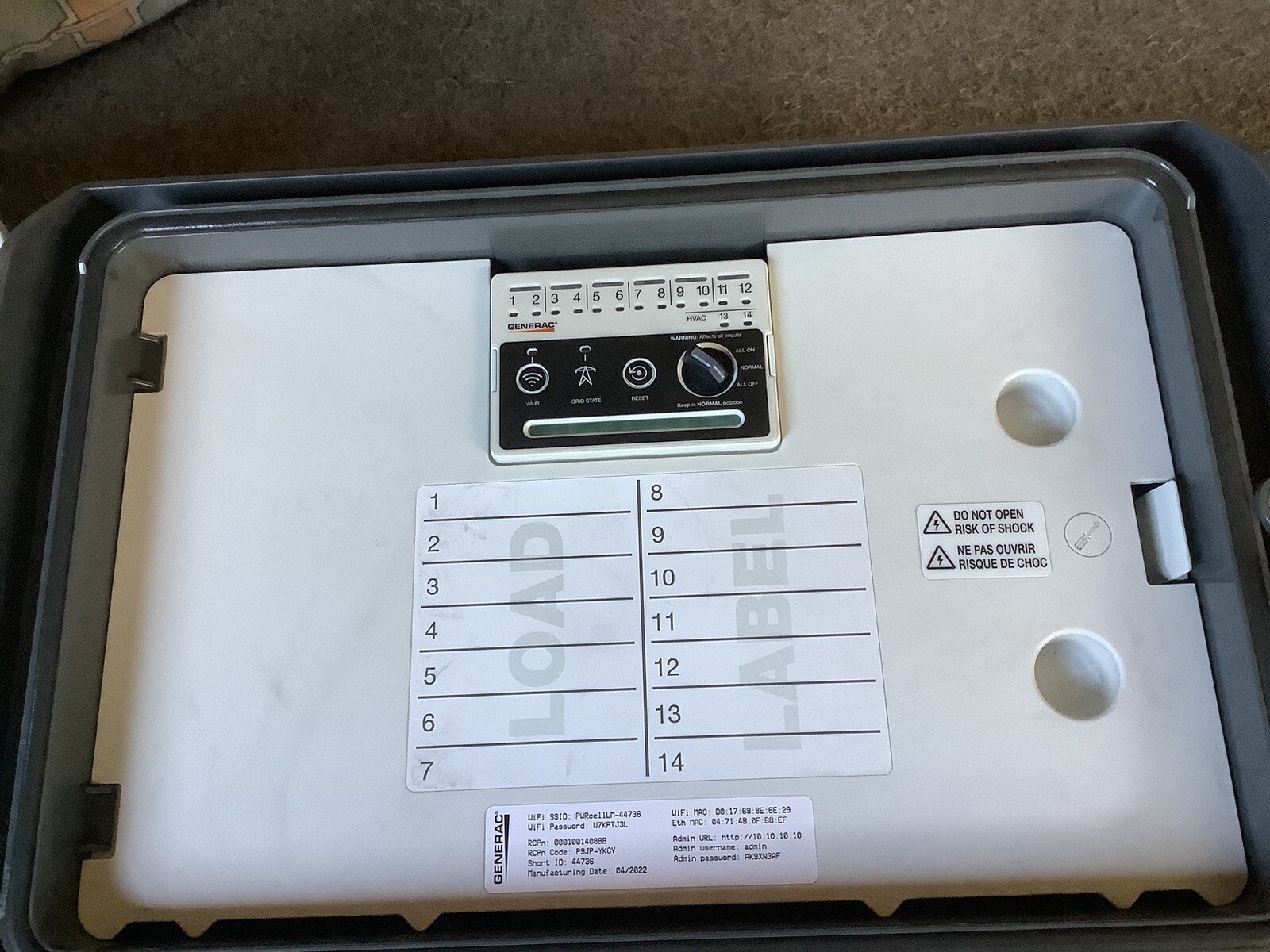 Generac Pwr Manager New. G0080090-8 / Factory Sealed G0080090, Free Ground Ship!