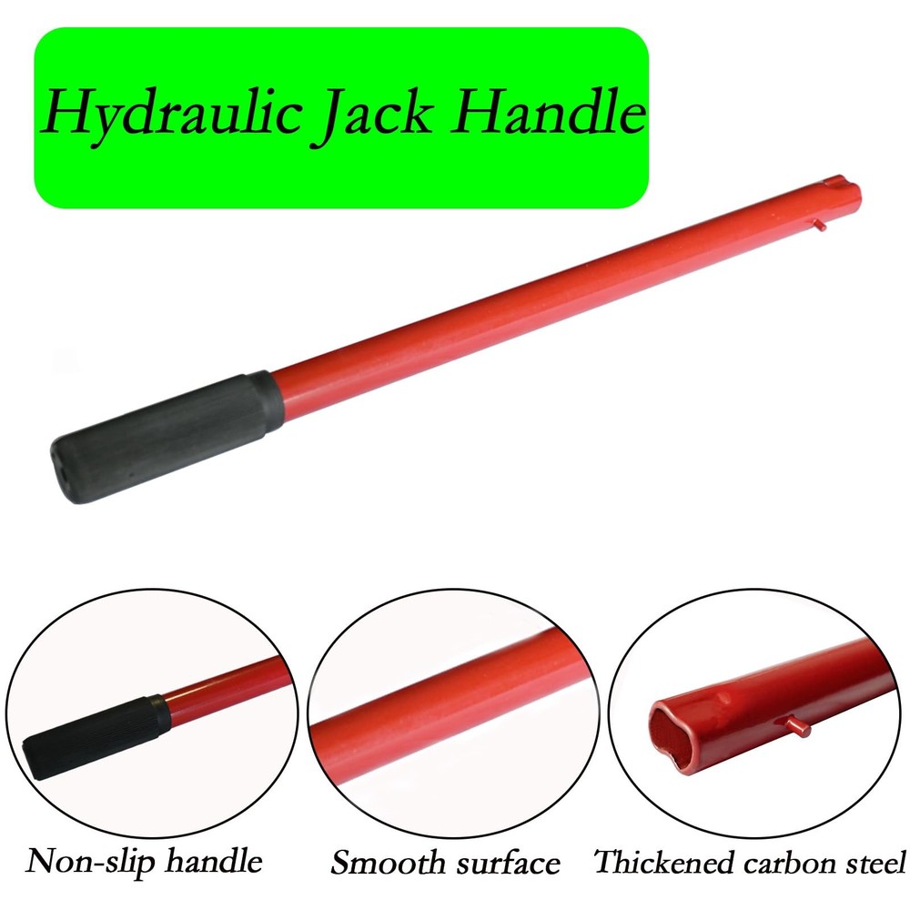Horizontal Hydraulic Jack Handle Replacement, 2 Ton 14.6 Inch, Red