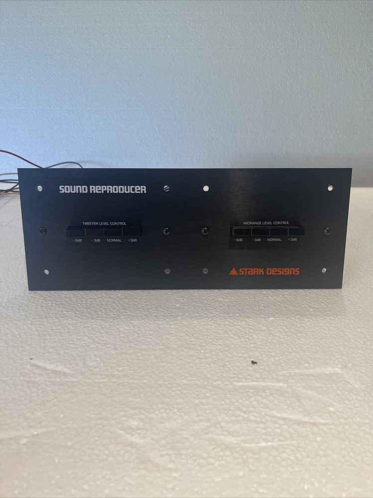 Stark designs sr-1 tweeter level control