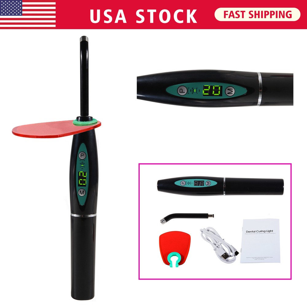New UV Dental Wireless LED Curing Light Cure Lamp Curing Machine