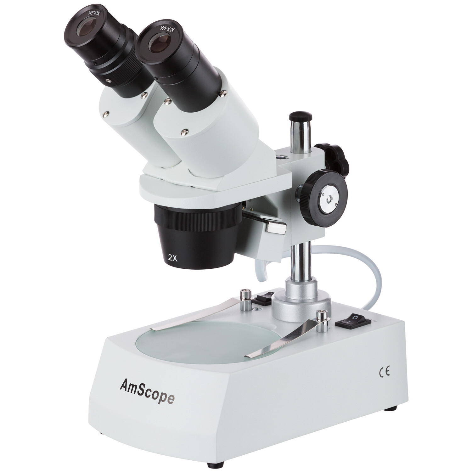 AmScope 20X-40X Binocular Stereo Multi-Use Inspection Microscope All Ages