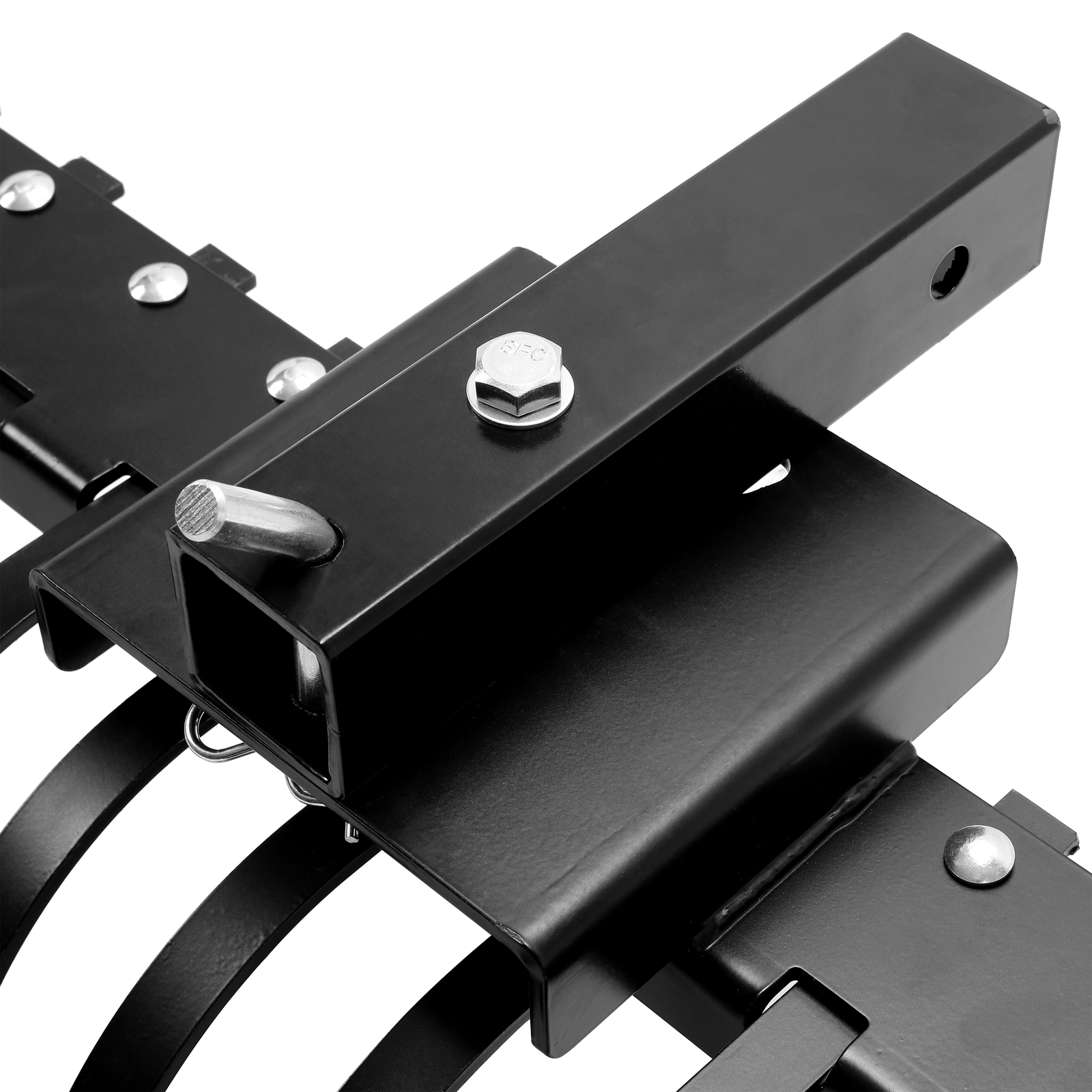 3 Point Landscape Rake 5' For ATV UTV SXS Compact Tractors 2" Hitch Receiver