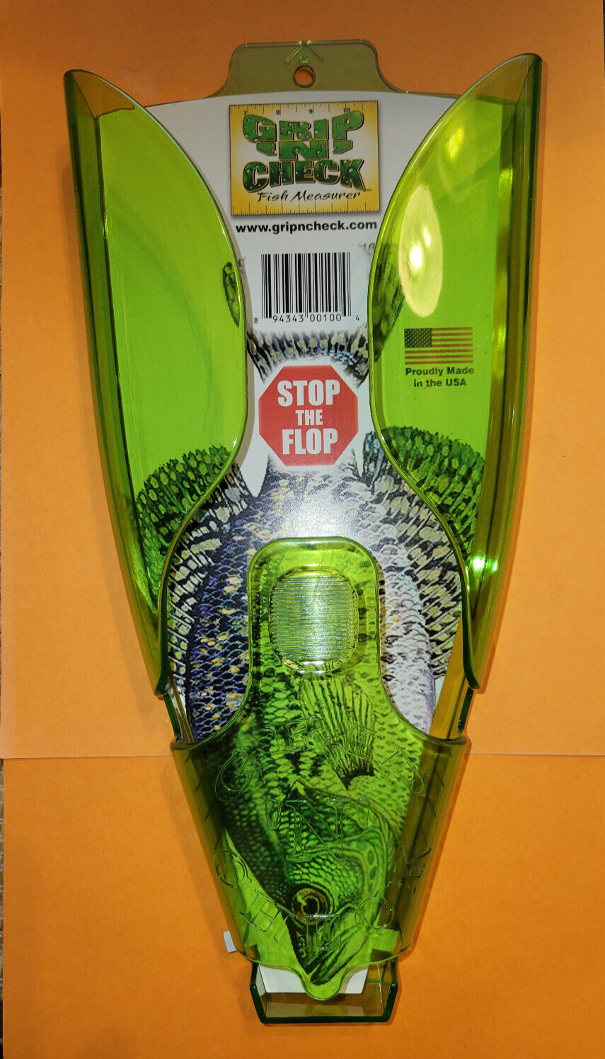 Grip-N-Check Crappie Checker Easy Measure Board ~ FREE Shipping