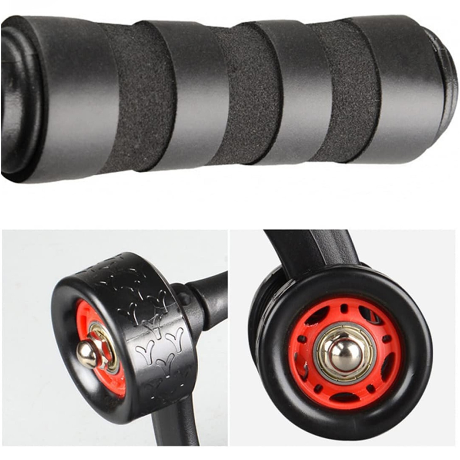 4-Wheel Ab Roller Abdominal Exercise Roller, Core Workout Trainer, Sport Fitness