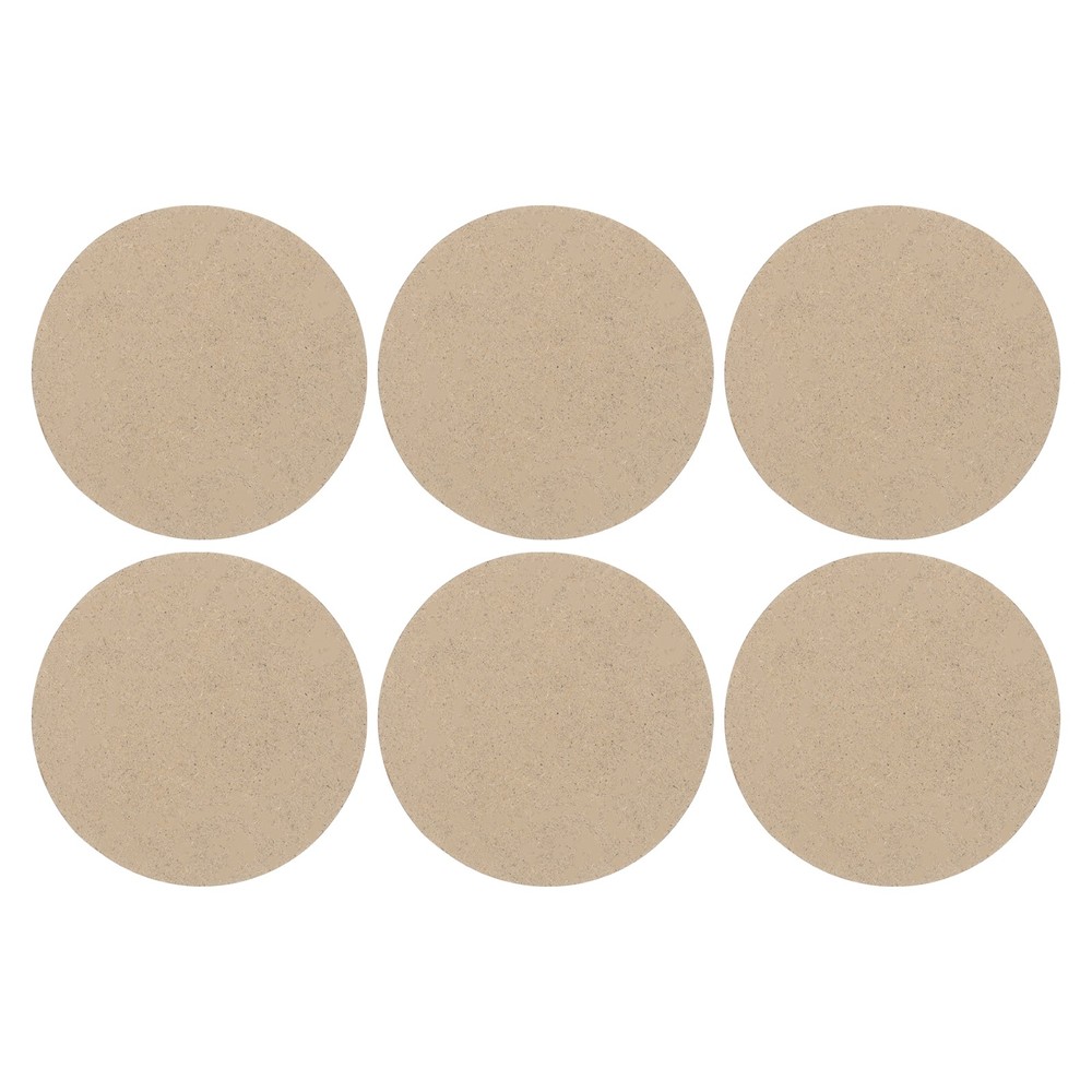 6" Round Pottery Wheel Bat 6 Pack 0.4" Thickness