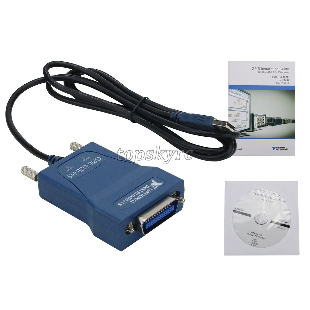 National Instruments GPIB-USB-HS Interface Adapter IEEE 488 w/ Original Chip tps