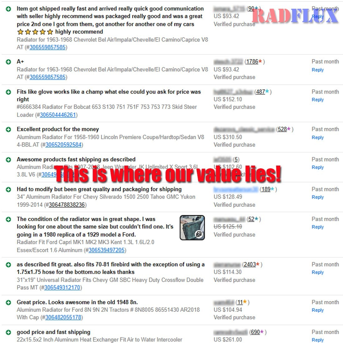 Aluminum #C7NN8005H Radiator For Ford New Holland 2000/2600/3000/3600/4000 MT W