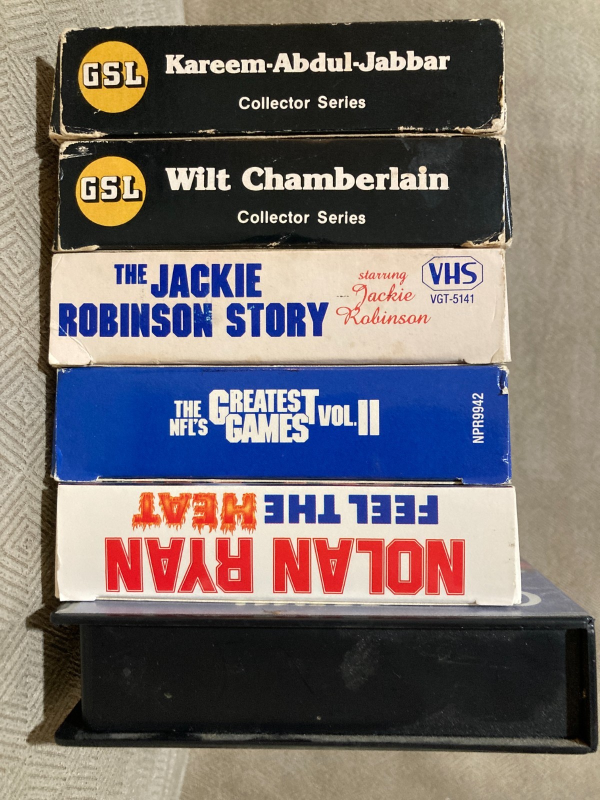 Greatest Sports Legends VHS lot of 7 Wilt Chamberlain NBA Basketball LA Lakers