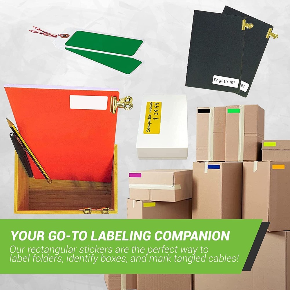 Royal Green Write Labels Color Coding Stickers in 10 80, 10 Combo