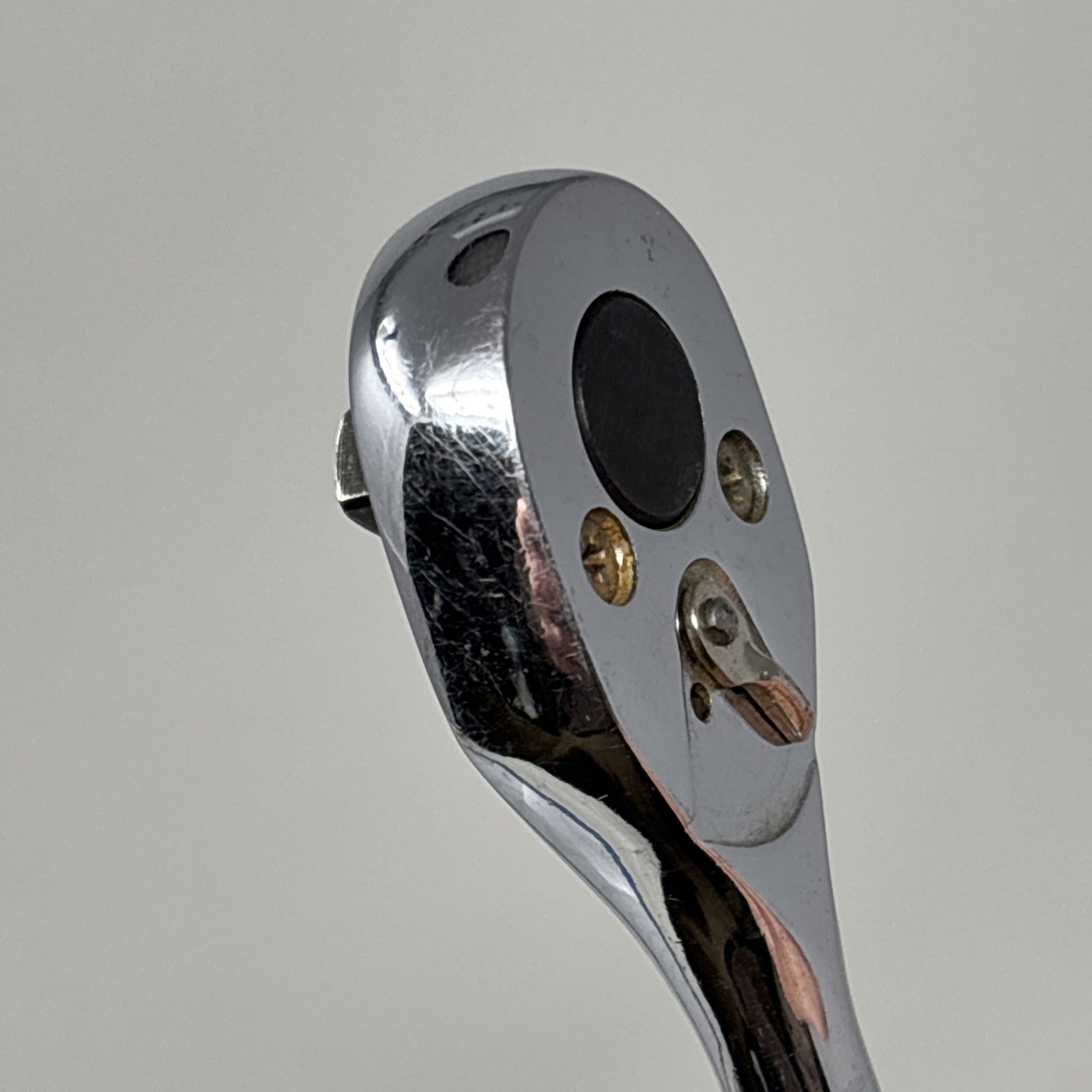 Proto Tools 1/4" Drive Ratchet Knurled Handle 4749 Pear Head USA Professional