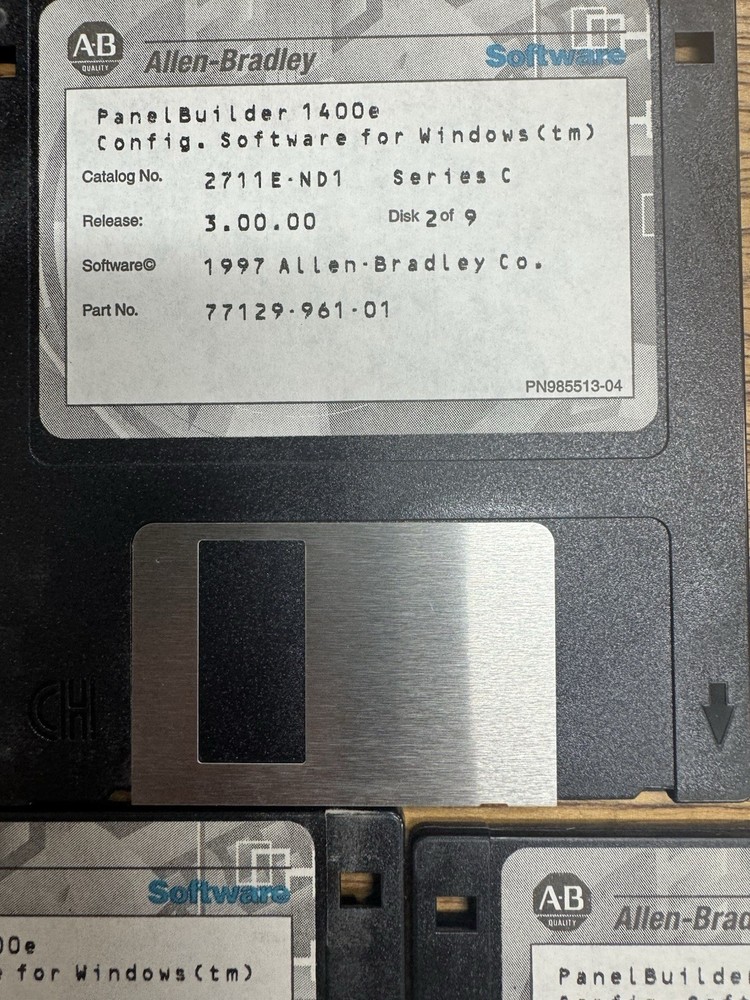 Allen Bradley Software Floppy Disk Lot