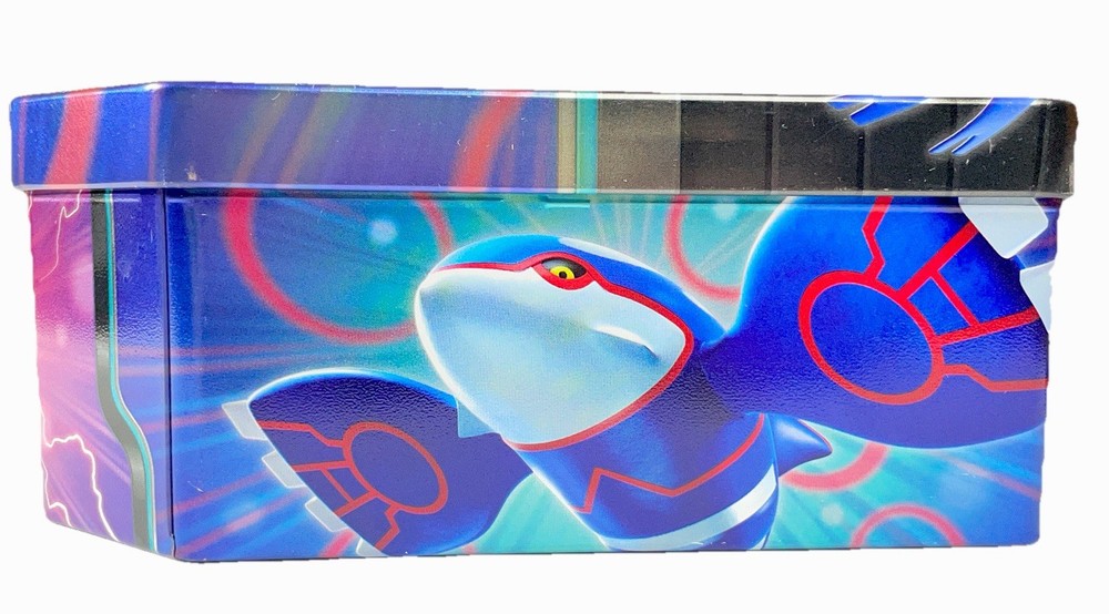Kyogre Pokémon TCG Tin (empty)