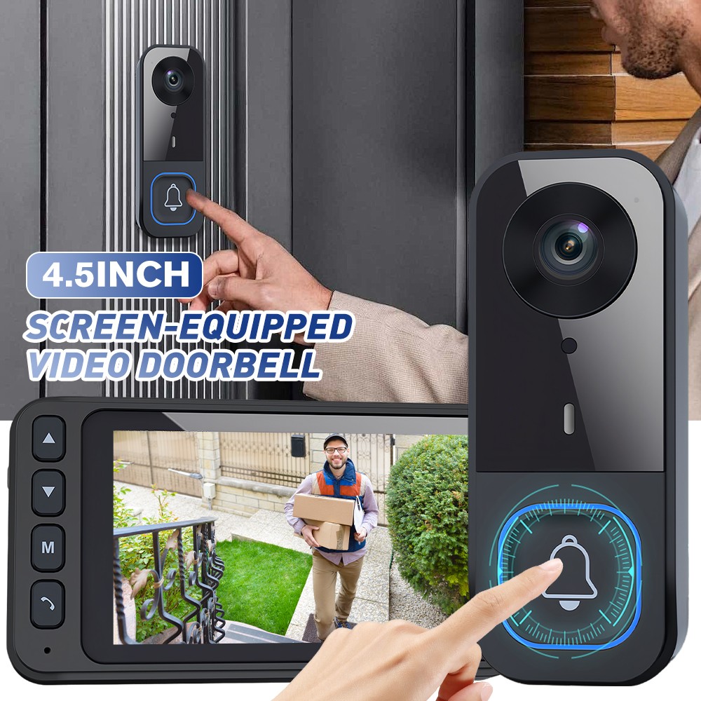 Smart Wireless 2.4G Doorbell Intercom Video Camera Door Bell Chime Security