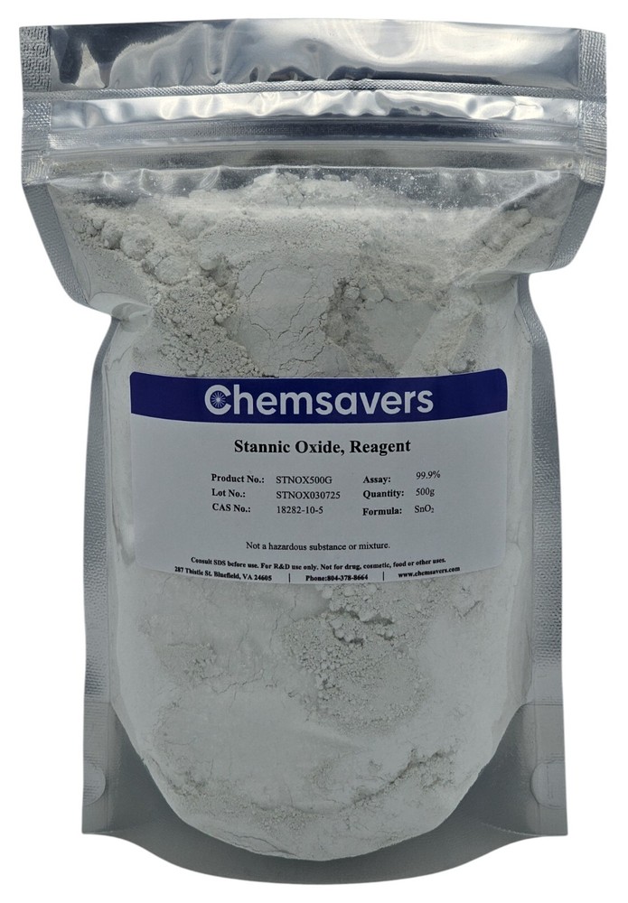 Stannic Oxide, Reagent, 99.9%, 500g