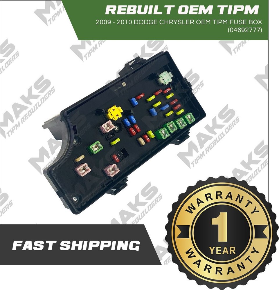 2009-2010 Dodge Chrysler OEM Rebuilt TIPM 04692777 *PROGRAMMING INCLUDED!*
