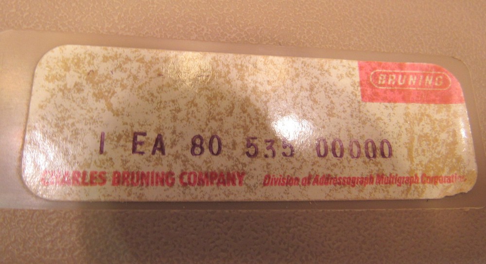 Vintage Bruning Compensating Polar Planimeter Map Measuring Instrument