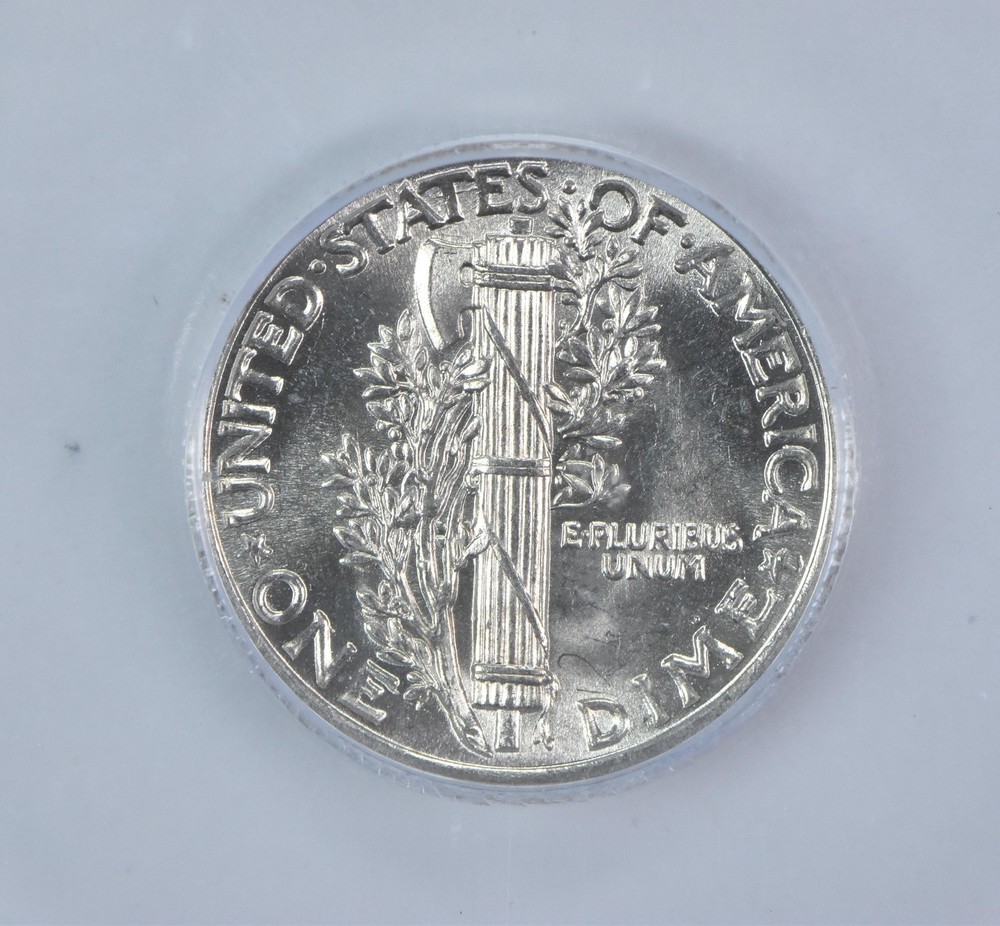 1939 Mercury Dime MS65 FB ICG