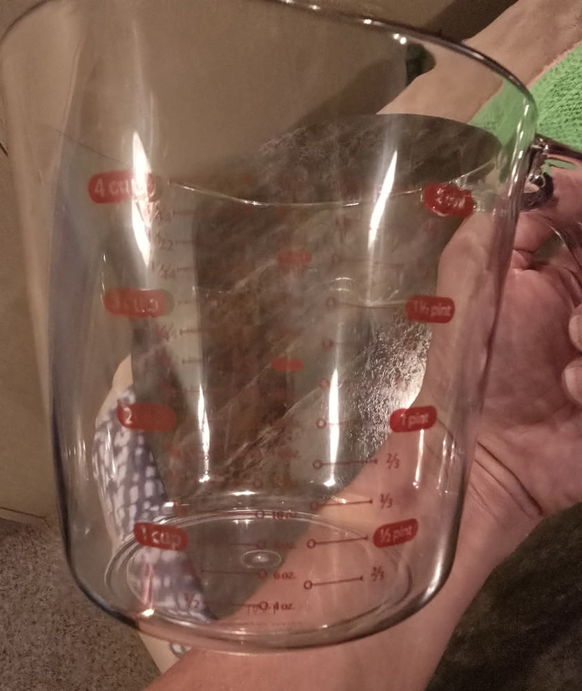 Mainstays 4 Cup PP Plastic Measuring Cup, 32 oz, Clear