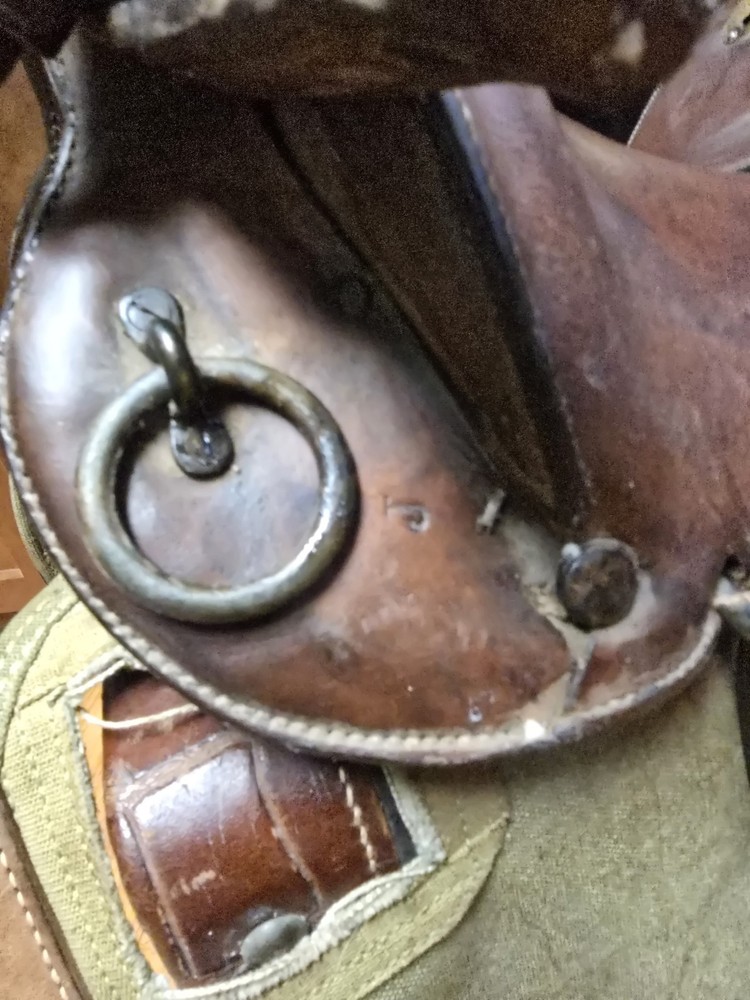 US Cavalry M1904 McClellan Saddle Marked JCH,LEW