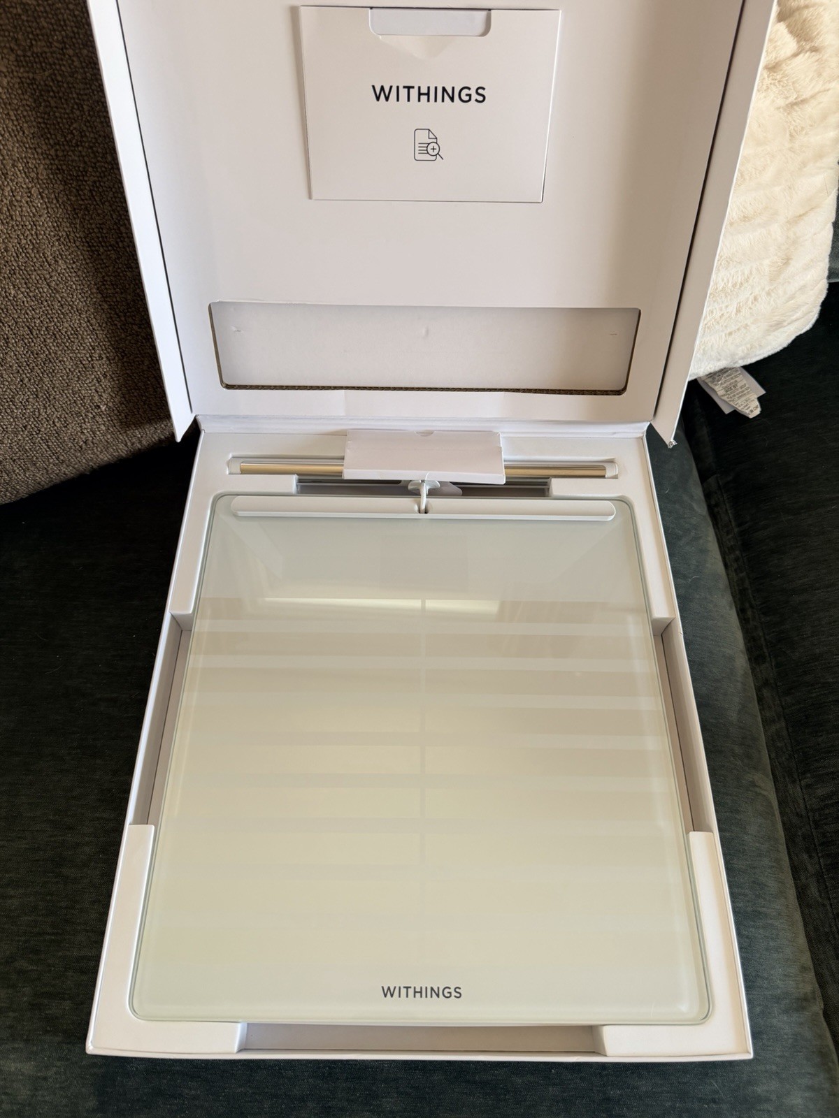 White WITHINGS Body Scan - Connected WiFi Scale New OPEN BOX