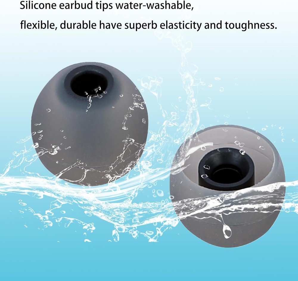 Silicone Replacement Earbud Tips Covers Eartips Fit multicolour/01