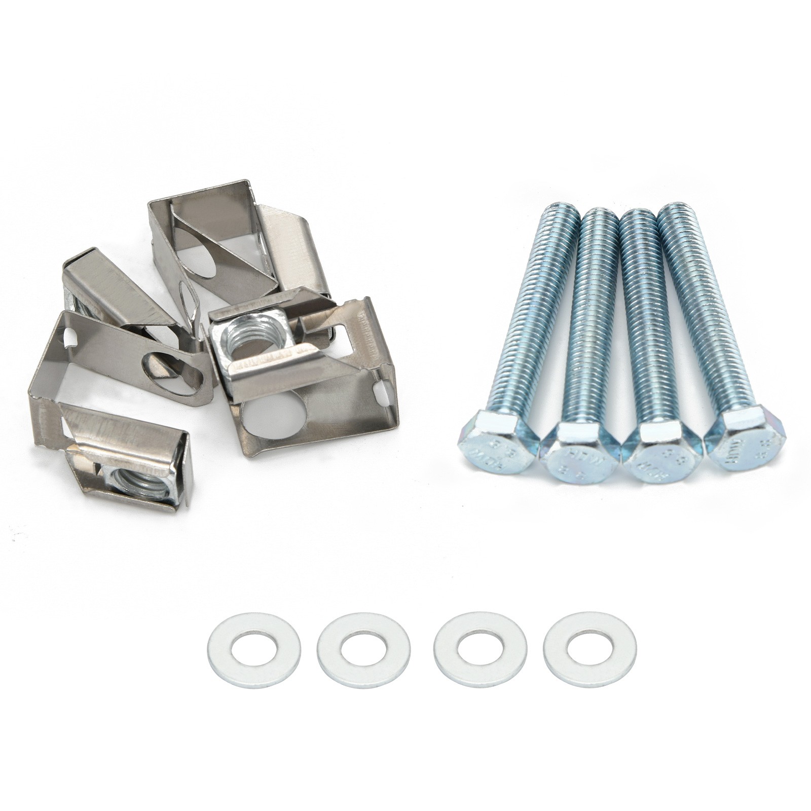 4 Pack Exhaust Manifold Flange Bolts & Nuts For Jeep Wrangler Dodge Durango Ram