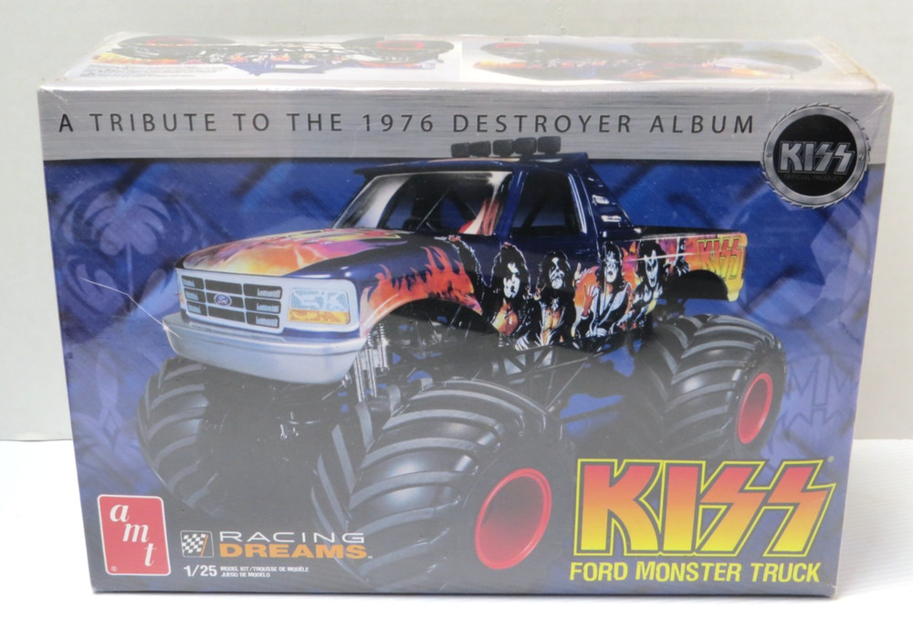 KISS MONSTER TRUCK MODEL KIT BY AMT DESTROYER TRIBUTE 2012 SEALED