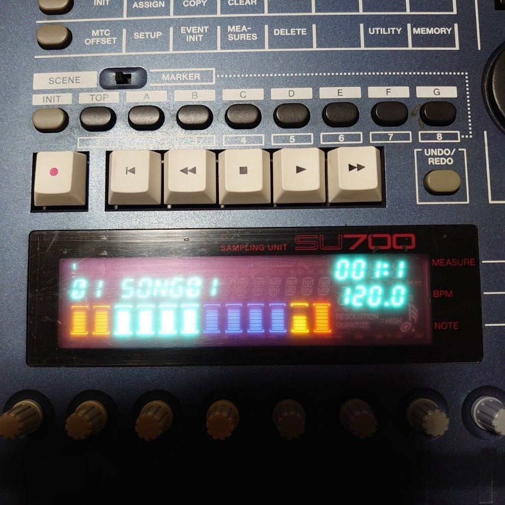 Yamaha SU700 Sampling Sampler Sequencer Used Tested