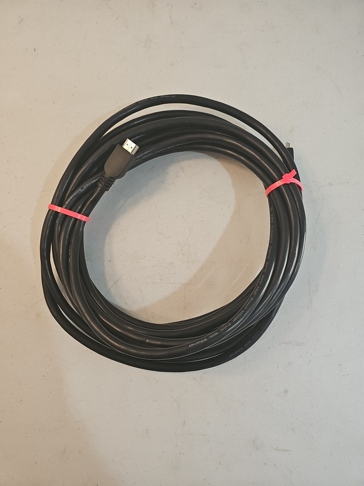 ONN high speed hdmi cable with ethernet E230809, 25ft, 80c, 30v