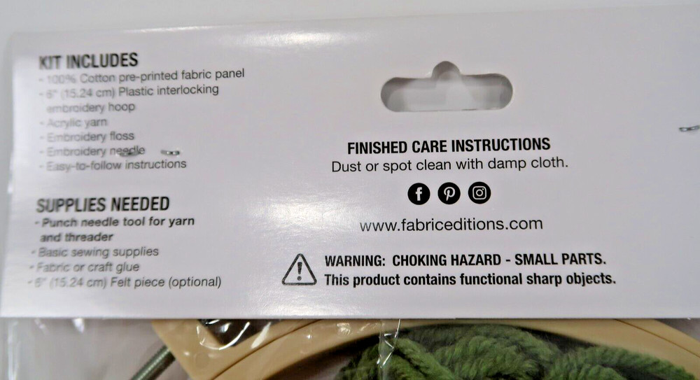 NEEDLE CREATIONS PUNCH NEEDLE KIT DESERT NIB