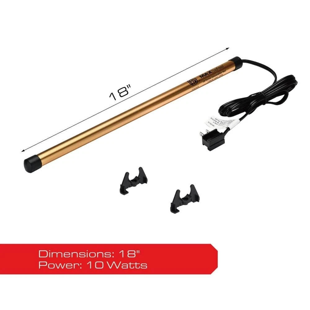 MAXSafes 18" 10W Dehumidifier Rod for Gun Safes New in Box