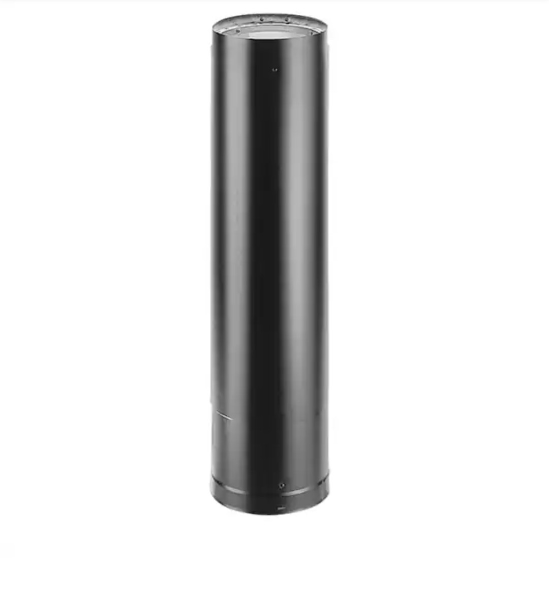 DuraVent DVL Telescoping Chimney Stove Pipe, 40 to 68" x 6" Diameter (Open Box)