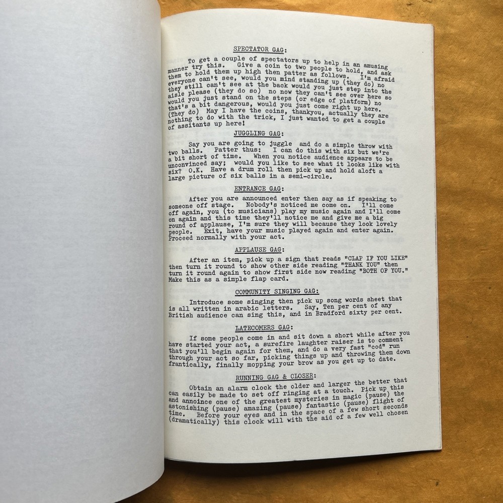 Comedy Pro-File, David Hemingway, c1982