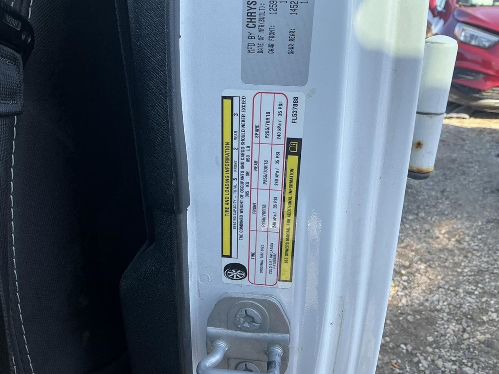 System Restraint Bag Module Below Passenger Side Front Seat Fits 13-18 WRANGLER