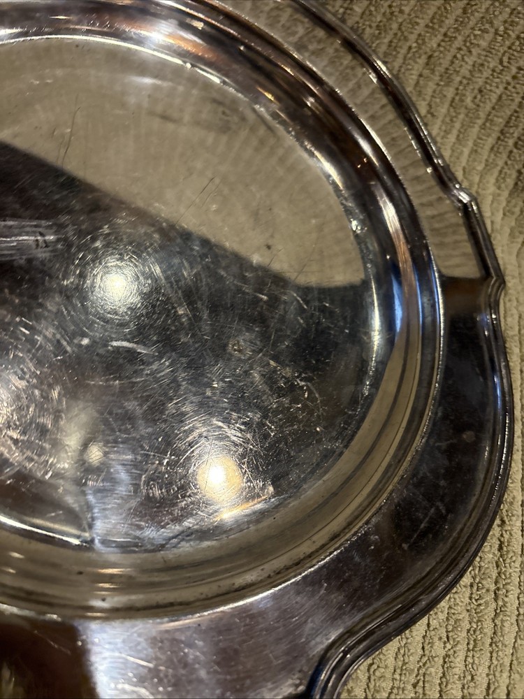 Antique Silverplate Tray Unmarked