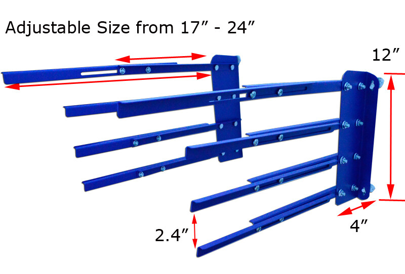 TechTongda 4-Layer Wall Mounting Screen Frame Holder for Silkscreen Fast Shippin