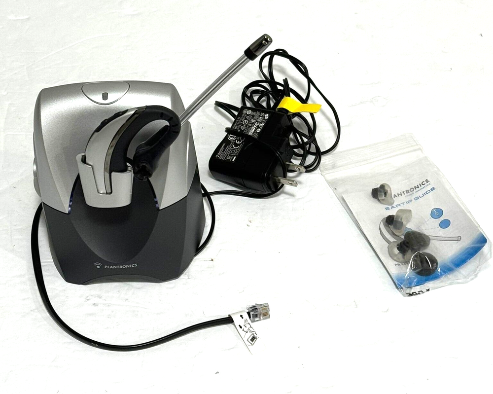 Plantronics CS70 NC Wireless Headset w/ Base Power cord