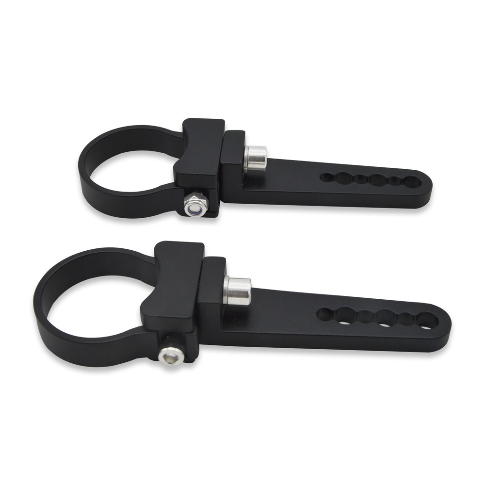 2" LED Light Bull Bar Round Roll Cage Mount Bracket Kit For ATV UTV SUV Model