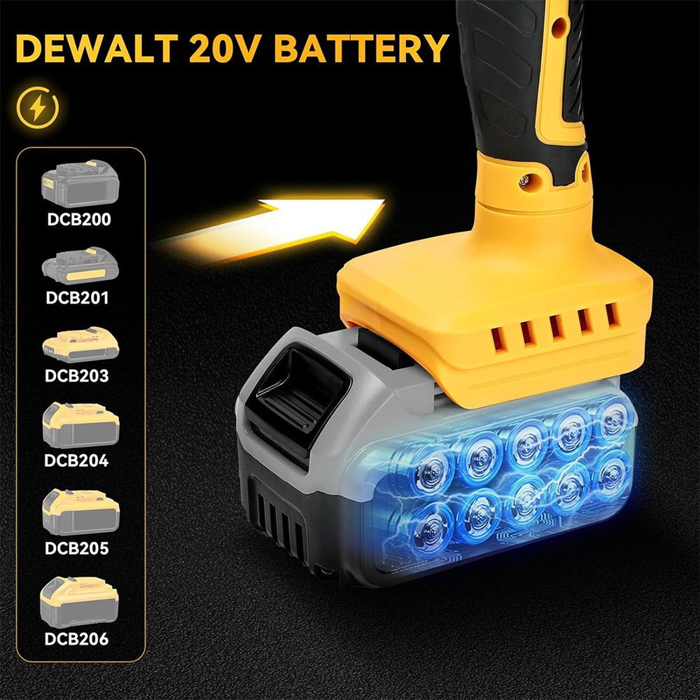 Tile Vibration Leveling Machine for Dewalt 20V Battery , with 8 Adjustable Speed