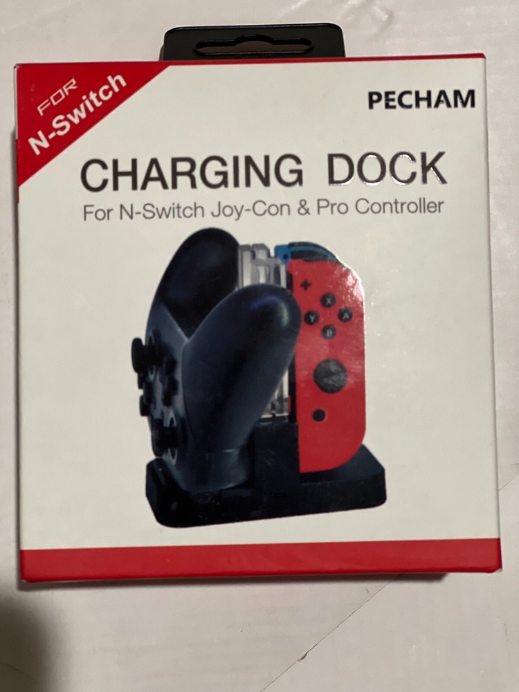 Dobe Charging Dock For N-Switch Joy-Con & Pro Controller. New.